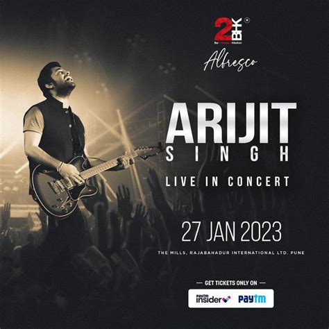 arijit singh concert pune tickets